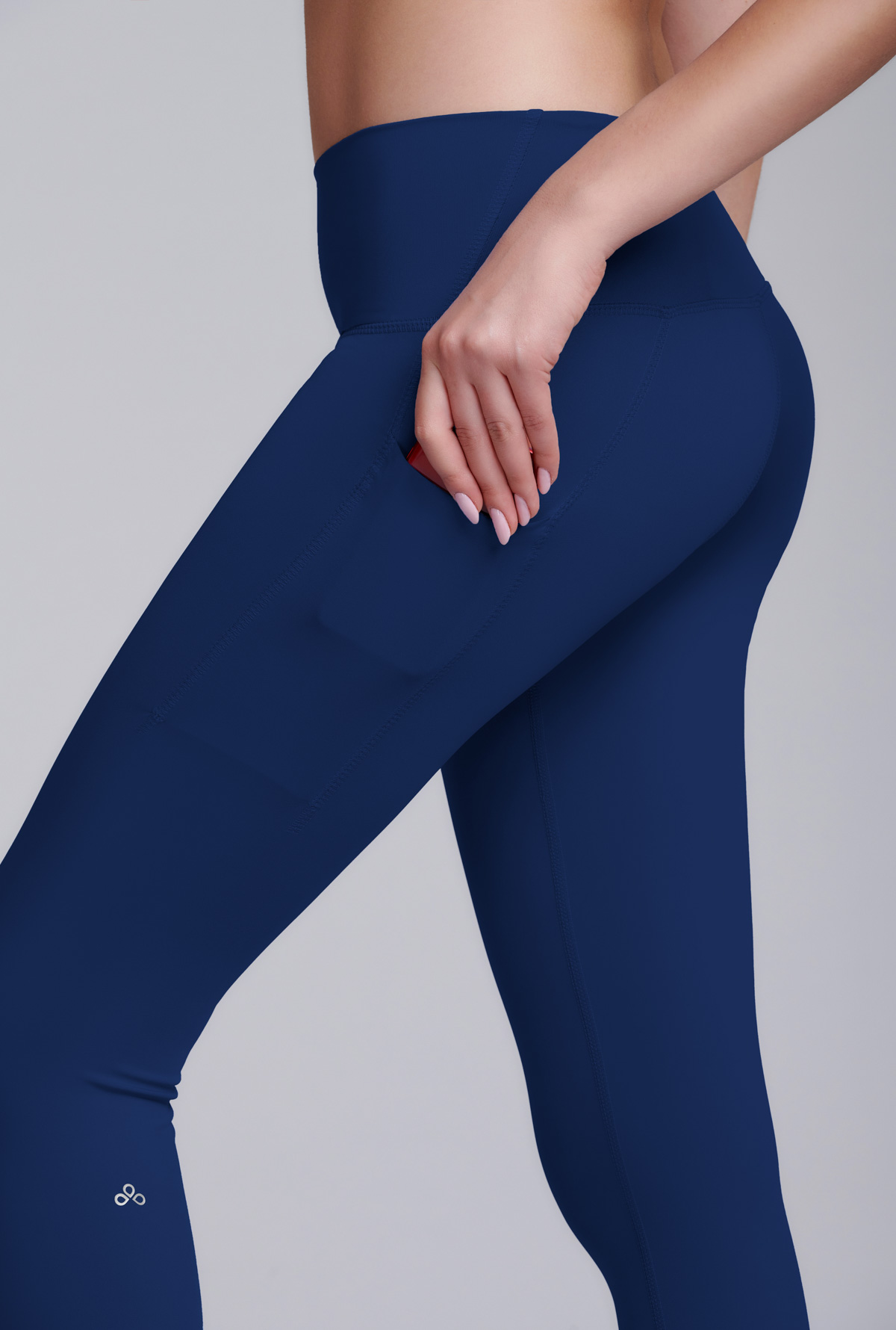 Elemental Legging with pockets HW 25" - 8, Strength Black Elemental Legging with pockets HW 25" - 8, Strength Black