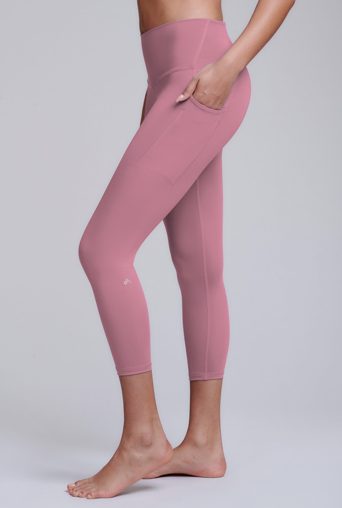 Elemental Legging with pockets HW 23" - 6, Calm Pink