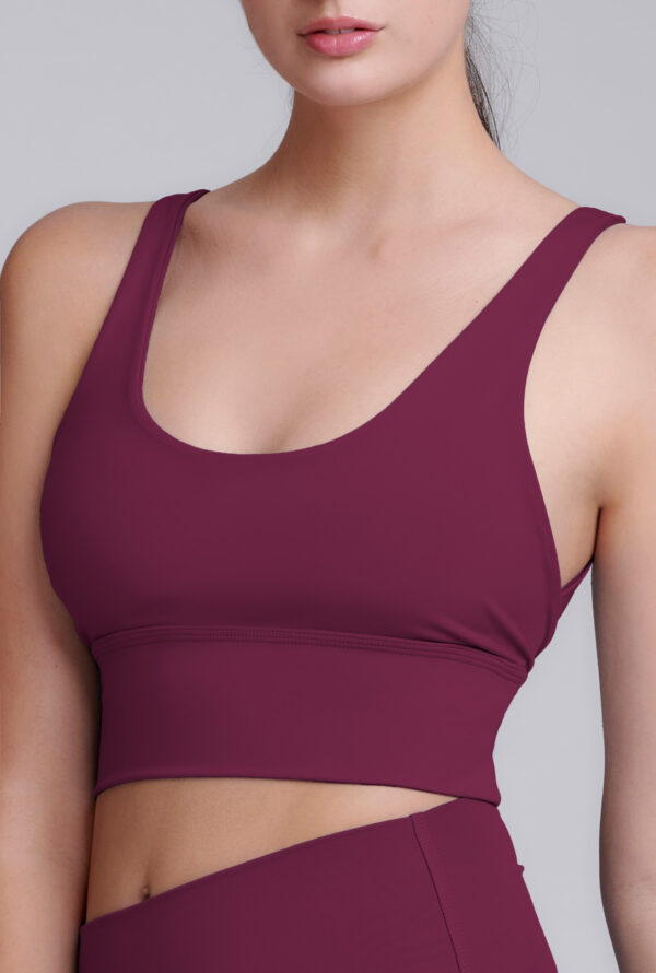 Smooth sport Bra A/B cup - 8, Inspired Wine